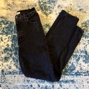 Abercrombie 90s High Rise Straight Leg Jeans